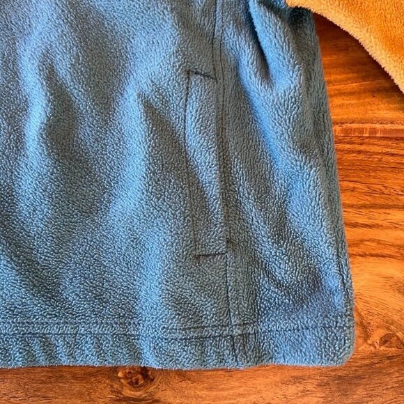 Columbia Kids Steens Mountain 1/4 Snap Fleece Pullover Two-Tone Yellow/Blue - Picture 7 of 11